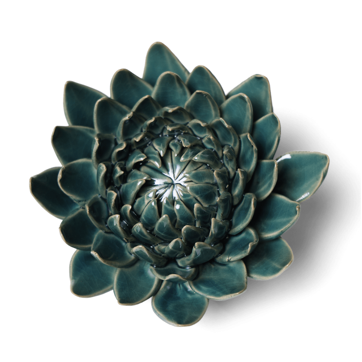 Ceramic Flower Dahlia Green 11 - Chive UK Wholesale