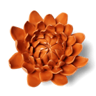 Ceramic Flower Dahlia Orange 11 - Chive UK Wholesale