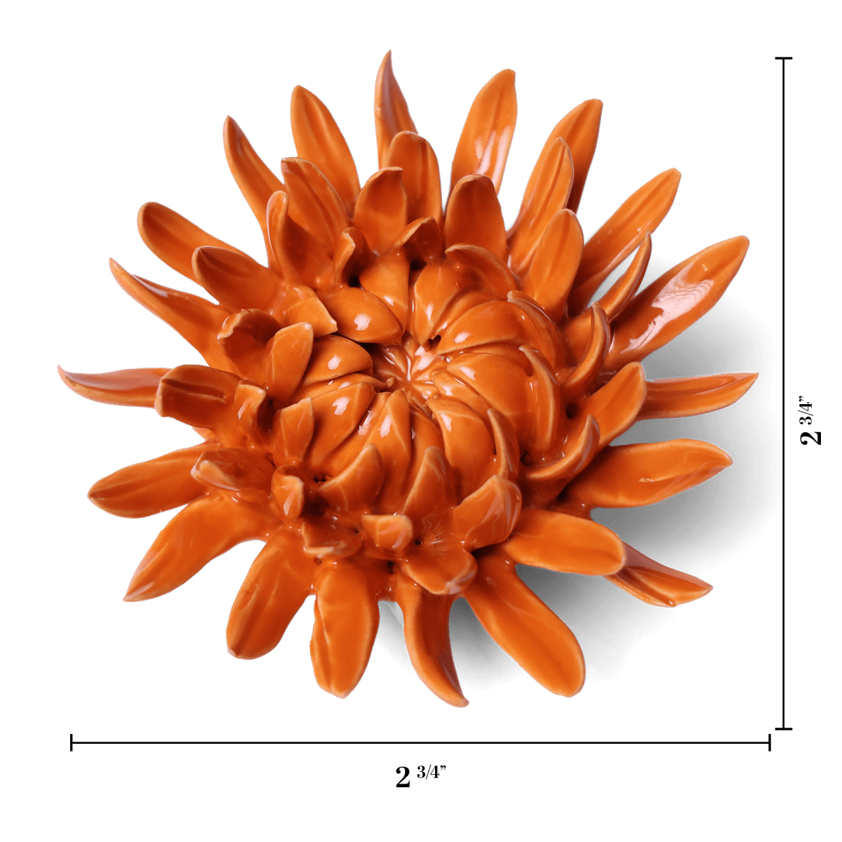 Ceramic Flower Mum Orange 11 - Chive UK Wholesale