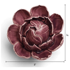 Ceramic Flower - Peony Purple 11 - Chive UK Wholesale