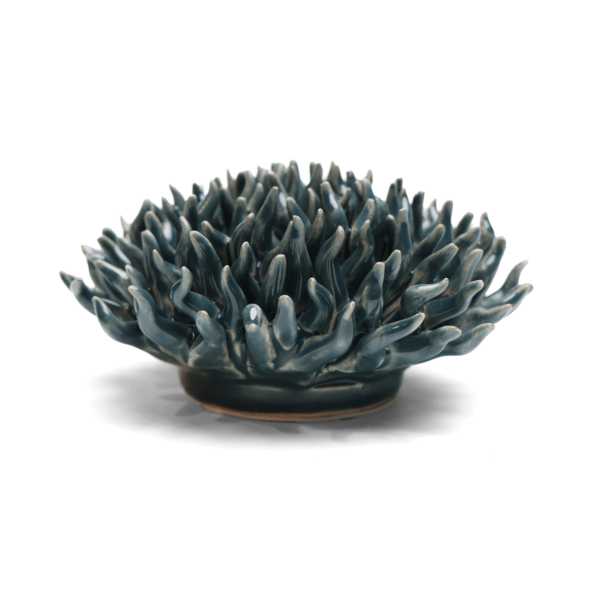 Ceramic Flower Mondo Teal 12 - Chive UK Wholesale