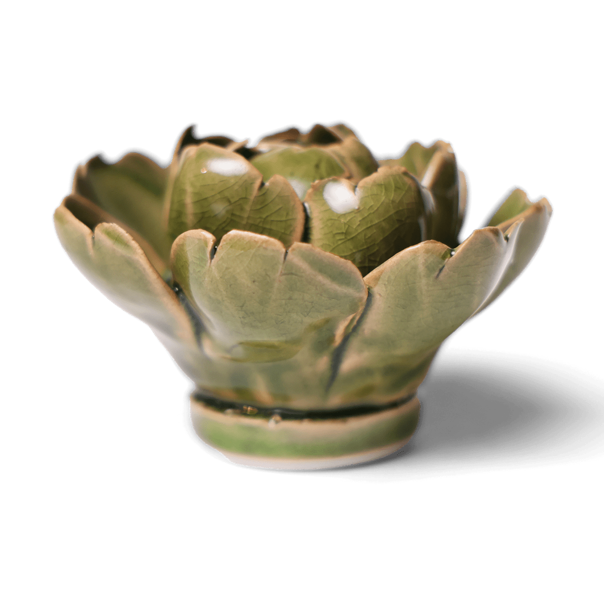 Ceramic Flower Peony Green 12 - Chive UK Wholesale