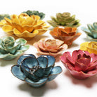 France Ceramic Flowers With Keyhole For Hanging On Walls Kit - Chive UK Wholesale