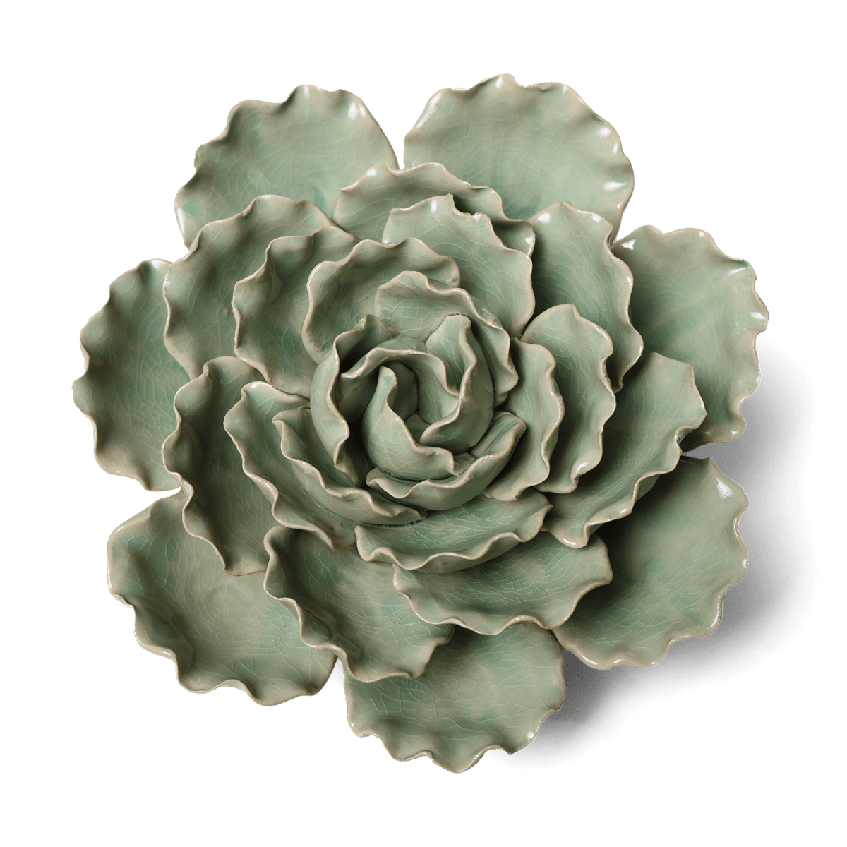 Ceramic Flower Lettuce Mint XL 5 - Chive UK Wholesale