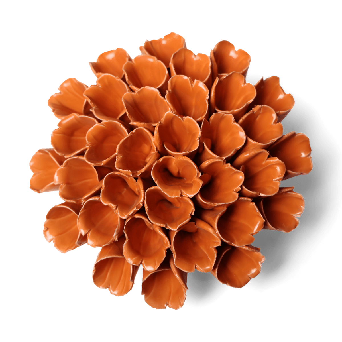 Ceramic Flower Polyp Orange Large - Chive UK Wholesale