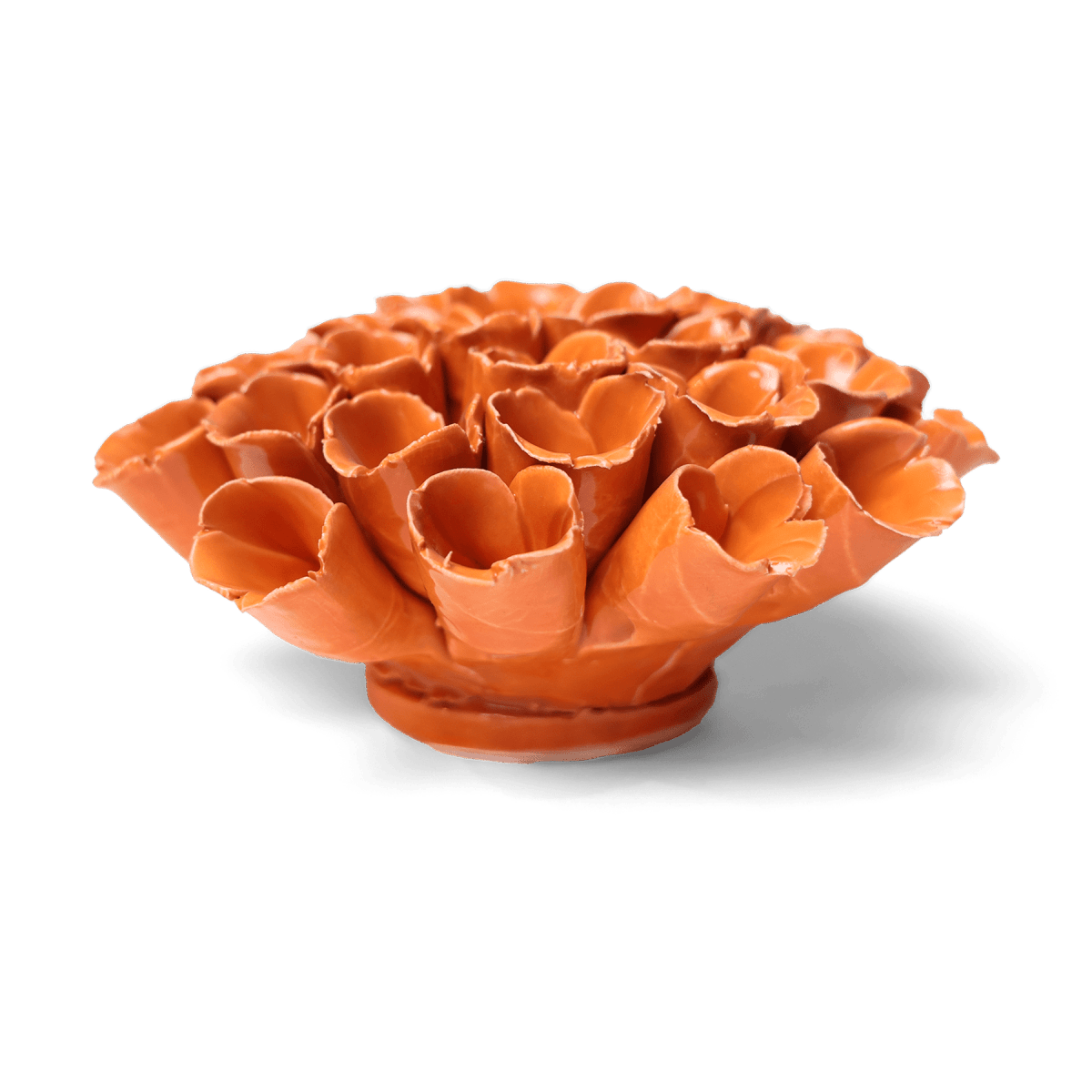 Ceramic Flower Polyp Orange Large - Chive UK Wholesale