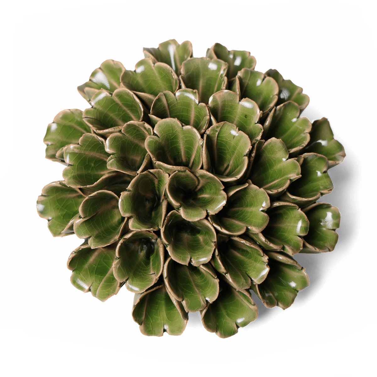 Ceramic Flower Polyp Green Large - Chive UK Wholesale