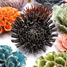 Ceramic Flower Fractal Black 5 - Chive UK Wholesale