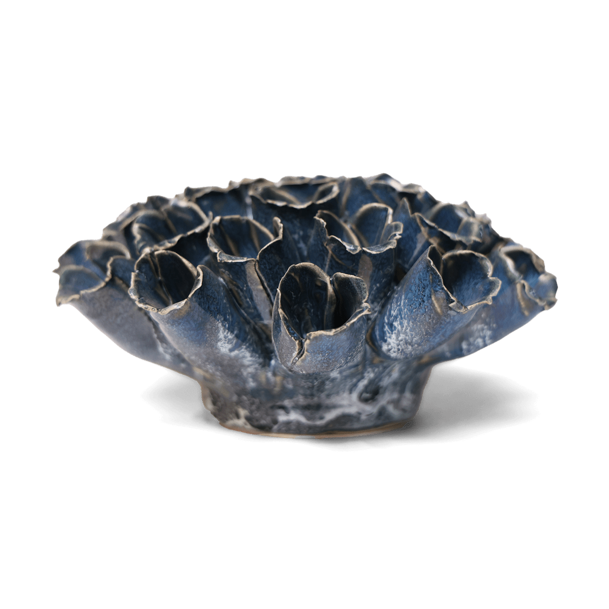 Ceramic Flower Polyp Blue 6 - Chive UK Wholesale