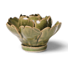 Ceramic Flower Peony Green 7 - Chive UK Wholesale