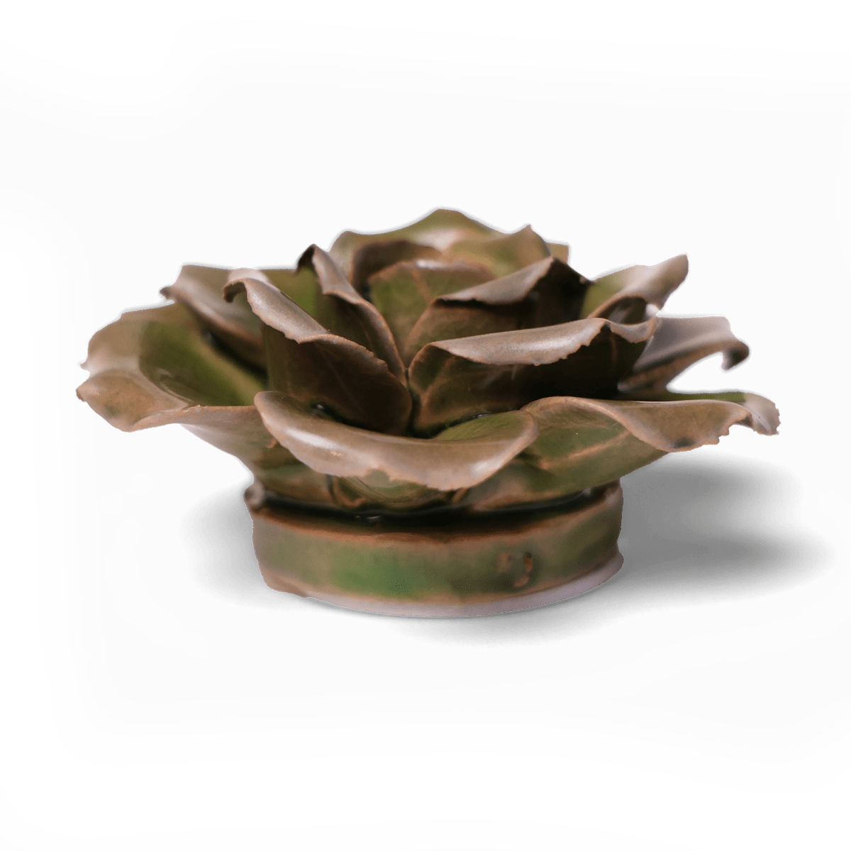 Ceramic Flower Rose Green 9 - Chive UK Wholesale