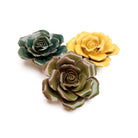 Ceramic Flower Rose Green 9 - Chive UK Wholesale