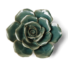 Ceramic Flower Rose Teal 9 - Chive UK Wholesale