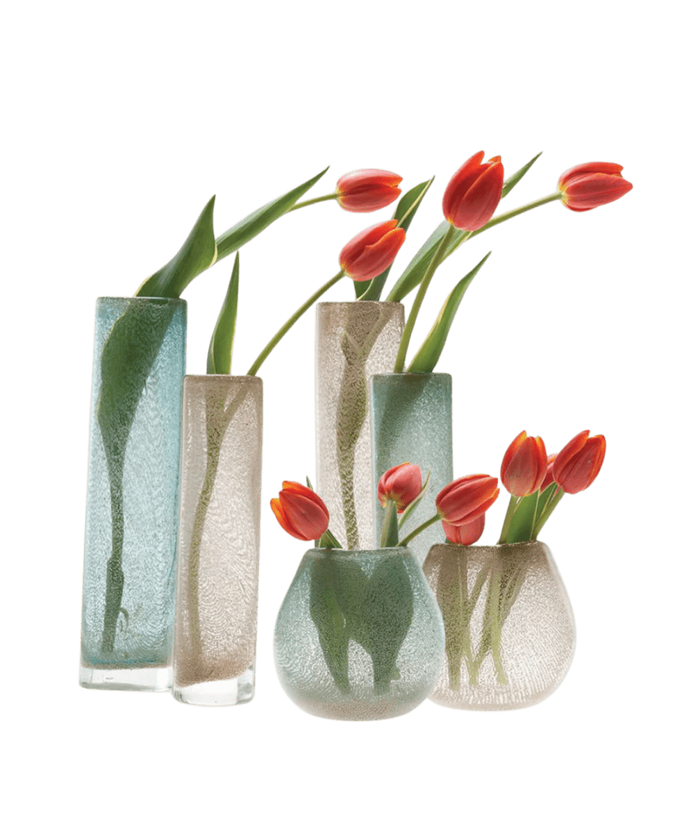 Chimney Glass Modern Flower Vase - Chive UK Wholesale