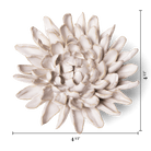 Coastal Ceramic Flower Ivory Chrysanthemum - Chive UK Wholesale