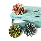 Ceramic Flower Blomma Box Set - Chive UK Wholesale