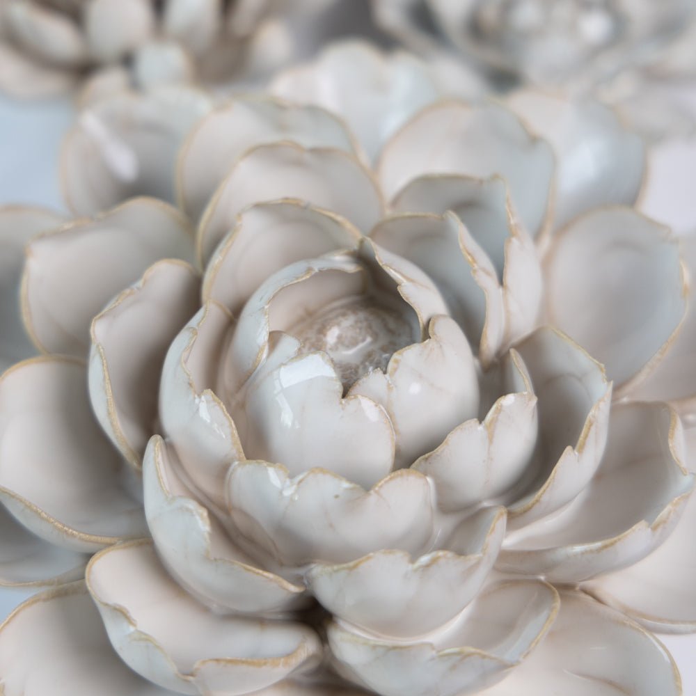 Ceramic Flower Coastal Curated Collection #4 - Chive UK Wholesale
