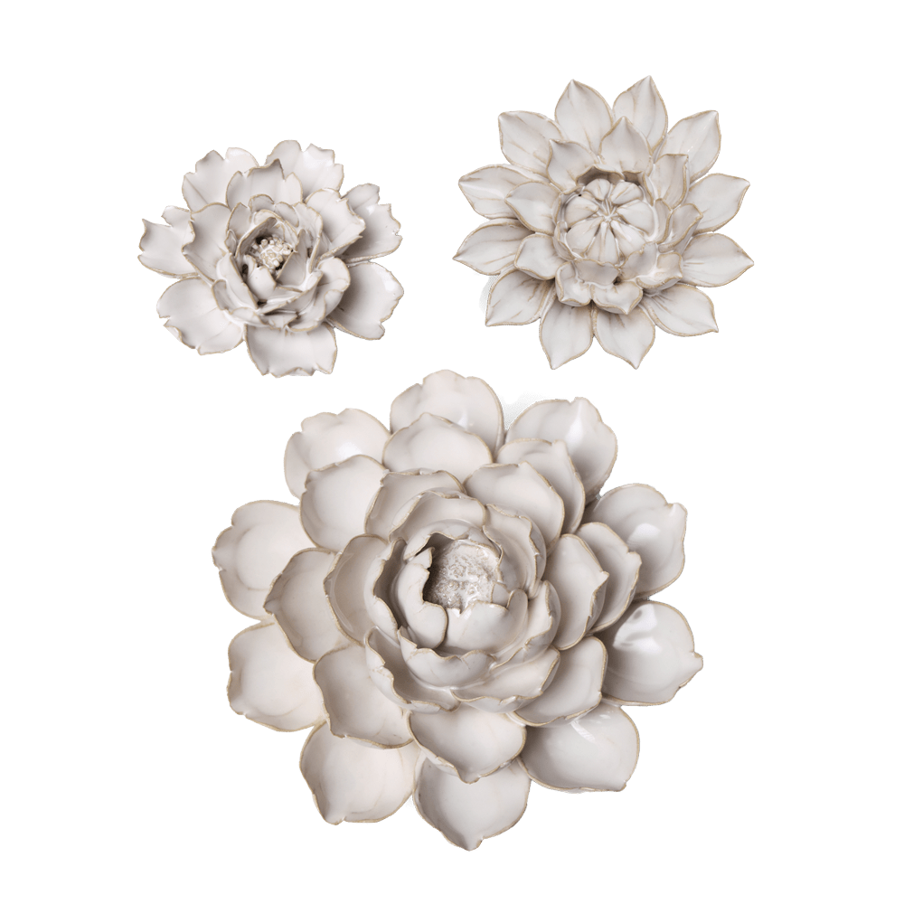 Ceramic Flower Coastal Curated Collection #6 - Chive UK Wholesale