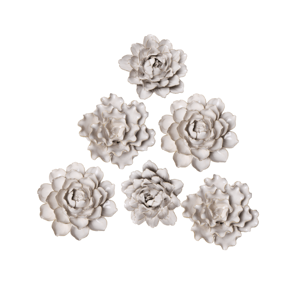 Ceramic Flower Coastal Curated Collection #8 - Chive UK Wholesale