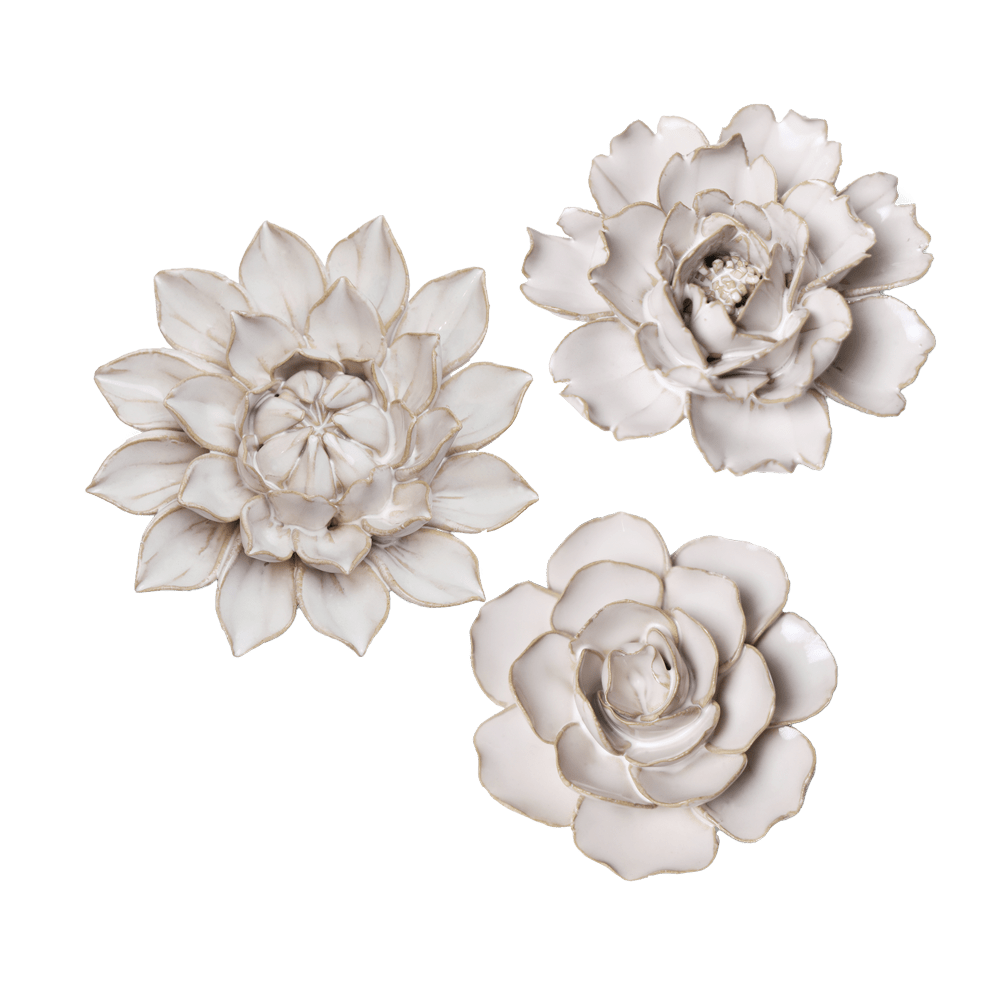 Ceramic Flower Coastal Curated Collection #9 - Chive UK Wholesale