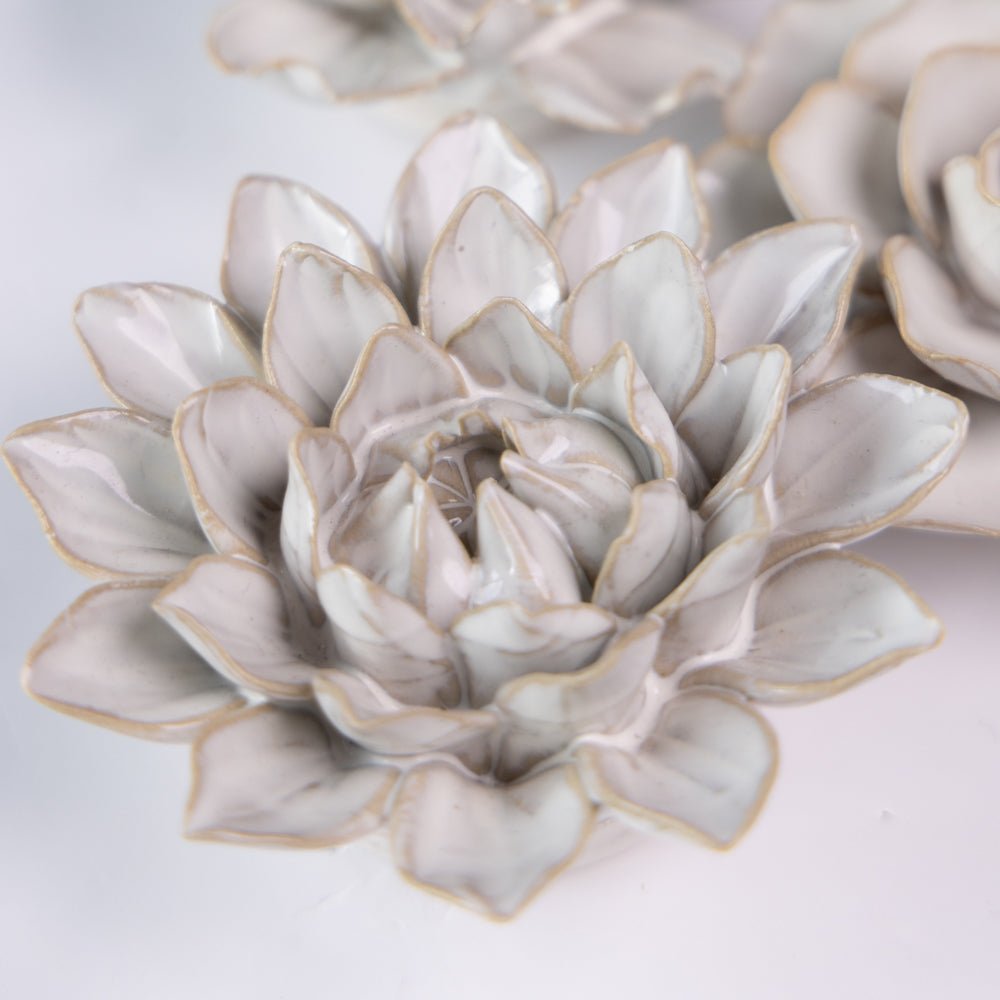 Ceramic Flower Coastal Curated Collection #9 - Chive UK Wholesale