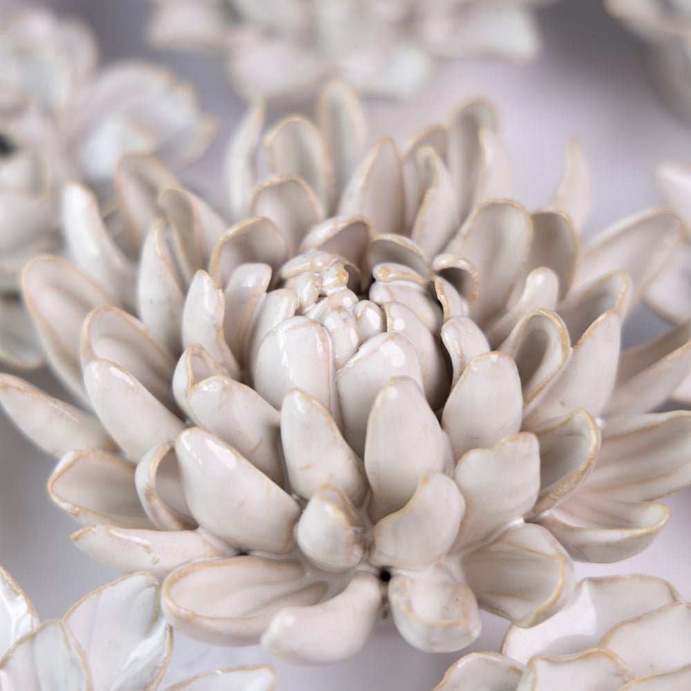 Ceramic Flower Coastal Curated Collection #10 - Chive UK Wholesale