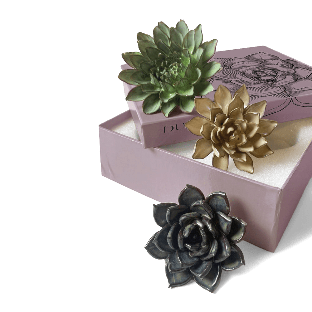 Ceramic Flower Dusk Box Set - Chive UK Wholesale