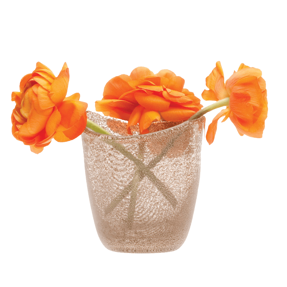 Copper Glass Modern Flower Vase - Chive UK Wholesale