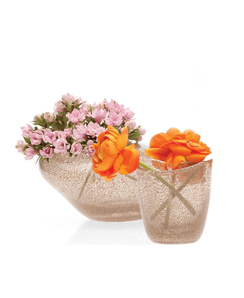 Copper Glass Modern Flower Vase - Chive UK Wholesale