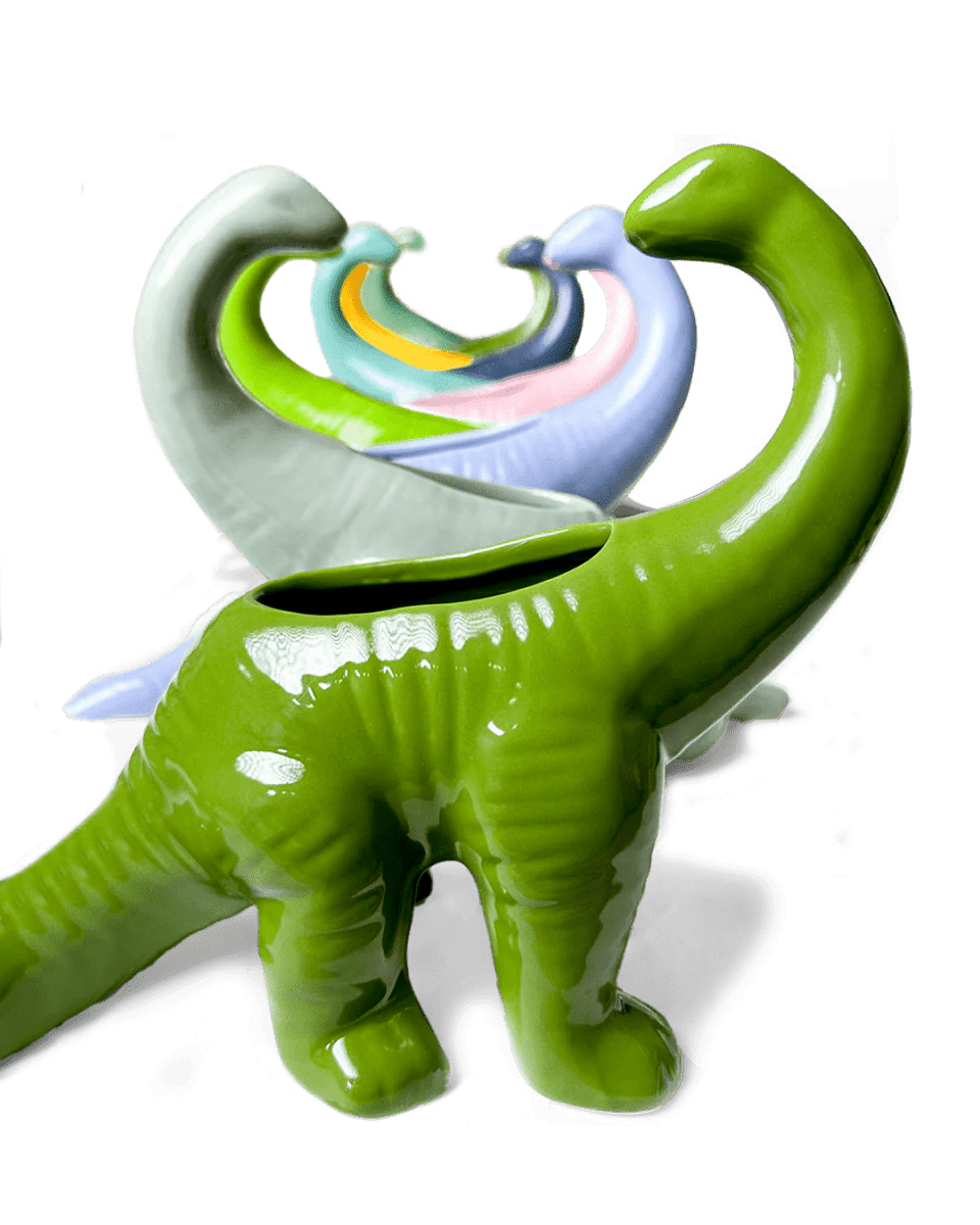 Dinosaur Ceramic Indoor Plant Pot Kits - Chive UK Wholesale