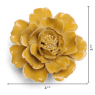 English Garden Ceramic Flower Yellow Rose - Chive UK Wholesale