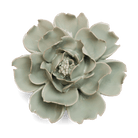 English Garden Ceramic Flower Green Rose - Chive UK Wholesale