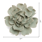 English Garden Ceramic Flower Green Rose - Chive UK Wholesale