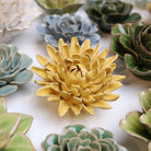 English Garden Ceramic Flower Yellow Chrysanthemum - Chive UK Wholesale