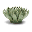 English Garden Ceramic Flower Green Large Succulent - Chive UK Wholesale