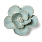 English Garden Ceramic Flower Teal Lotus - Chive UK Wholesale