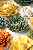 English Garden Jungle Green Pompom Mum - Chive UK Wholesale