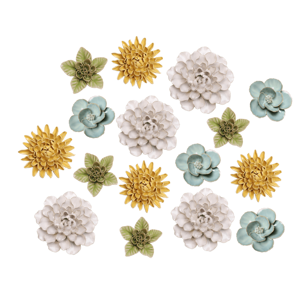 Ceramic Flower English Garden Curated Collection #3 - Chive UK Wholesale