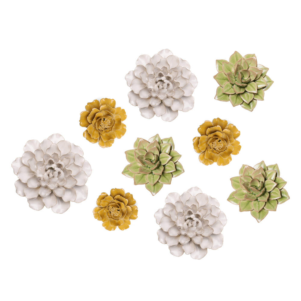 Ceramic Flower English Garden Curated Collection #5 - Chive UK Wholesale