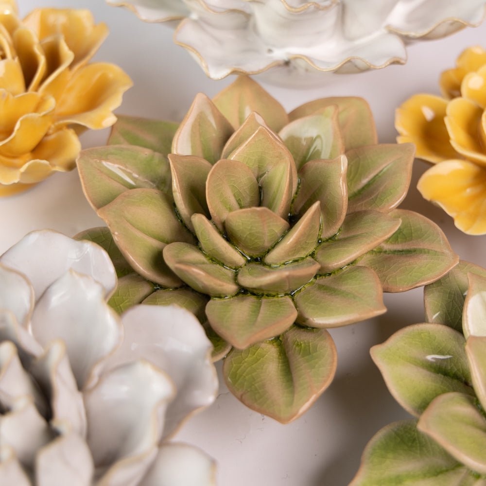 Ceramic Flower English Garden Curated Collection #5 - Chive UK Wholesale