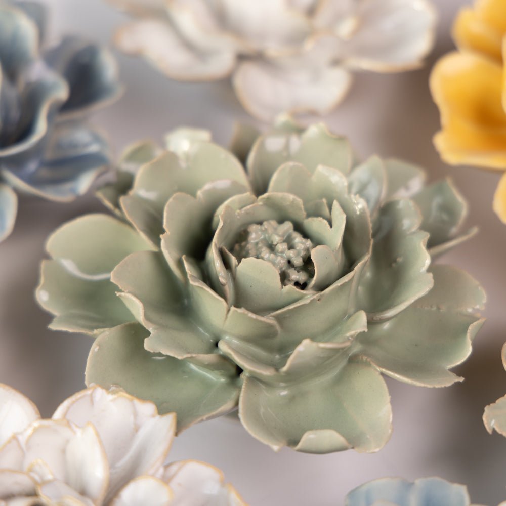 Ceramic Flower Collection 13 Blue Rose - Chive UK Wholesale