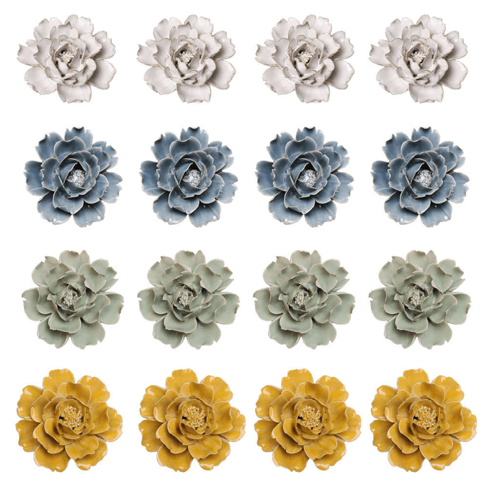 Ceramic Flower Collection 13 Blue Rose - Chive UK Wholesale