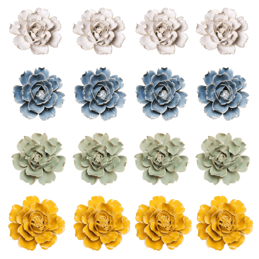 Ceramic Flower Collection 13 Blue Rose - Chive UK Wholesale