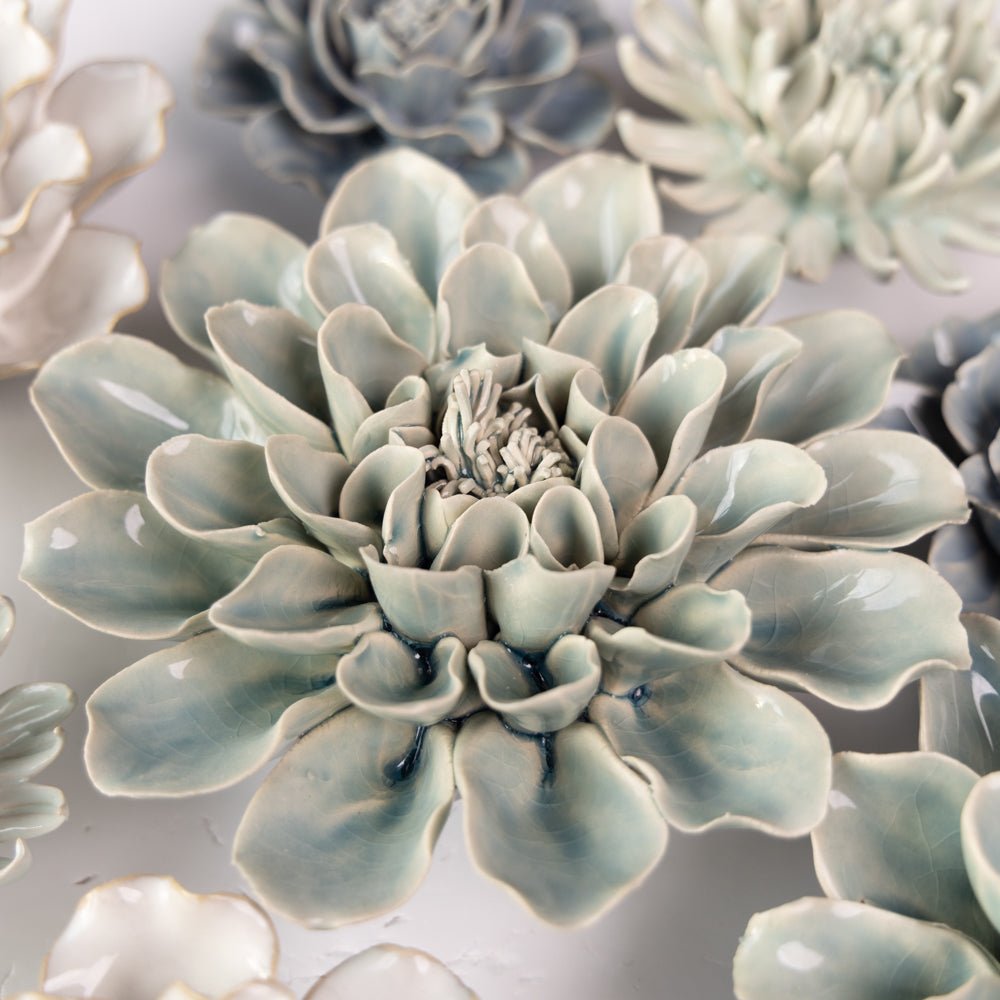 Ceramic Flower Collection 13 Blue Rose - Chive UK Wholesale