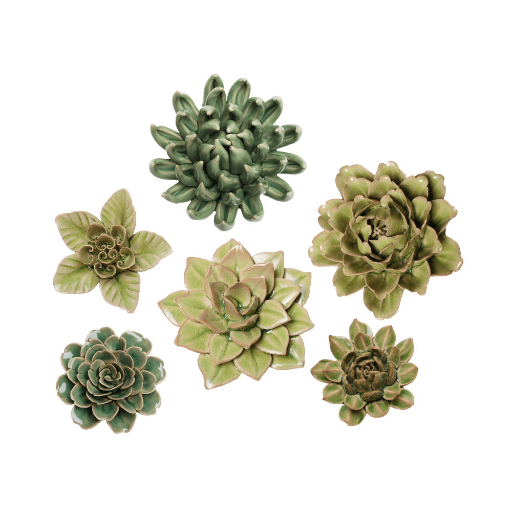 Ceramic Flower English Garden Curated Collection #10 - Chive UK Wholesale