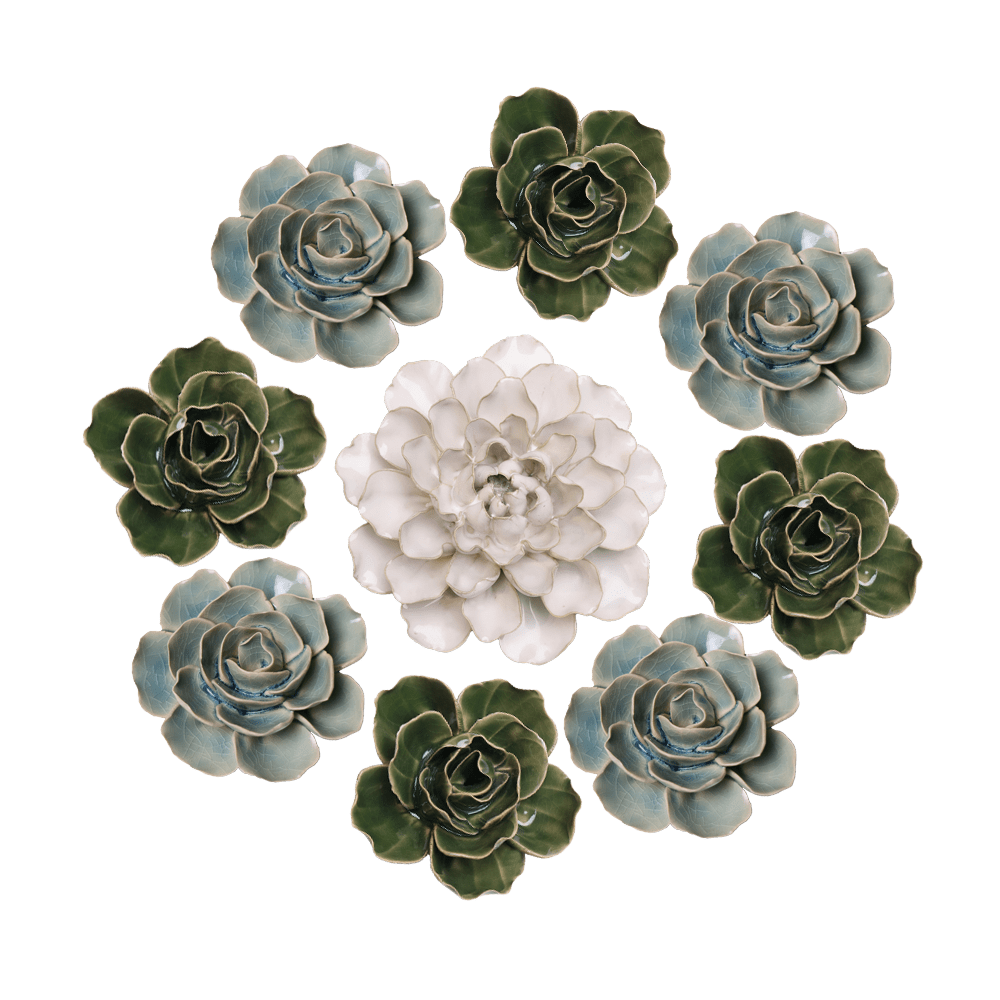 Ceramic Flower English Garden Curated Collection #11 - Chive UK Wholesale