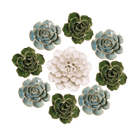 Ceramic Flower English Garden Curated Collection #11 - Chive UK Wholesale