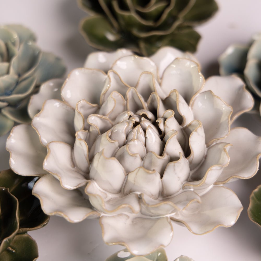 Ceramic Flower English Garden Curated Collection #11 - Chive UK Wholesale