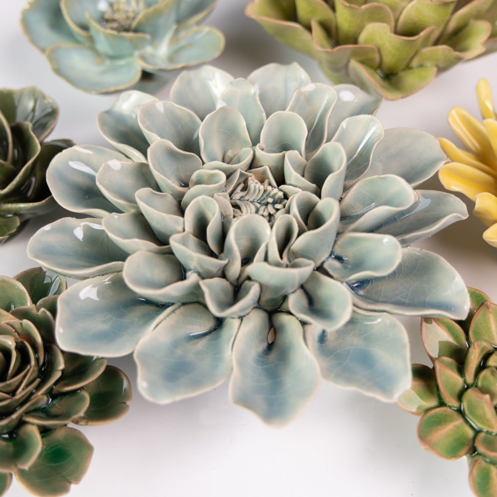 Ceramic Flower Collection 13 Caramel Flower - Chive UK Wholesale