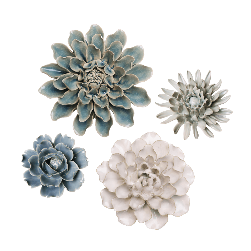 Ceramic Flower Collection 13 Blue Rose - Chive UK Wholesale